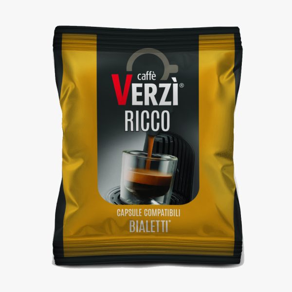 Capsule compatibili Bialetti Caffè VERZI' Aroma Ricco